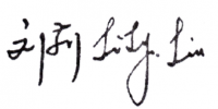 Dr. Lily Liu Signature