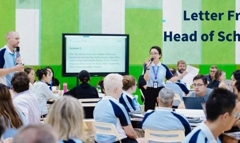 Letter from Head of School