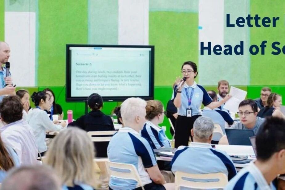 Letter from Head of School