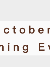 October Upcoming Events-cover