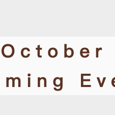 October Upcoming Events-cover