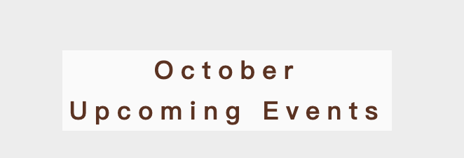 October Upcoming Events-cover