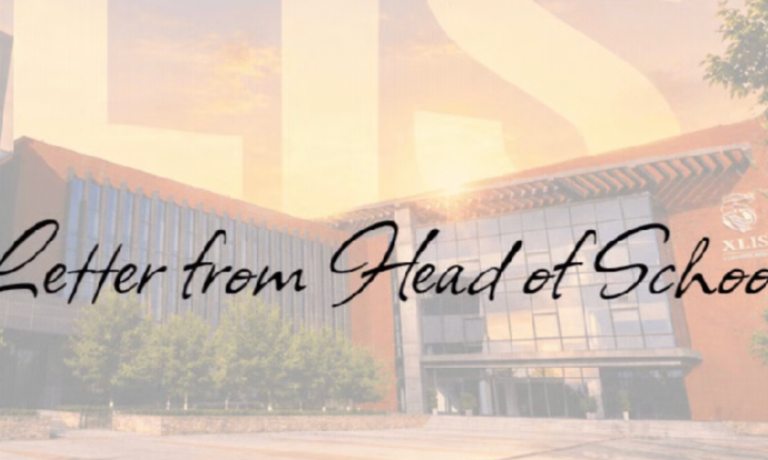 Letter from Head of School