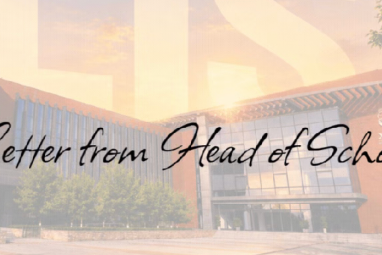 Letter from Head of School